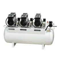 Mercury HK-6EW-90 (ND-300) - безмасляный компрессор для 4-х стоматологических установок, с ресивером 90 л (300 л/мин)