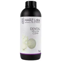 HARZ Labs Dental Yellow Clear - фотополимерная смола для хирургических шаблонов, цвет прозрачный жёлтый, 1 кг